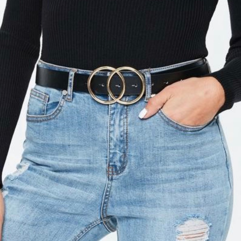 Double Ring Black Belt